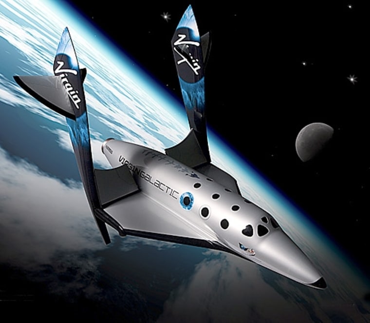 NASA is interested in what science can be done during the three- to five-minute suborbital hops promised on commercial suborbital flights such as on Virgin Galactic's Spaceship Two, shown here.